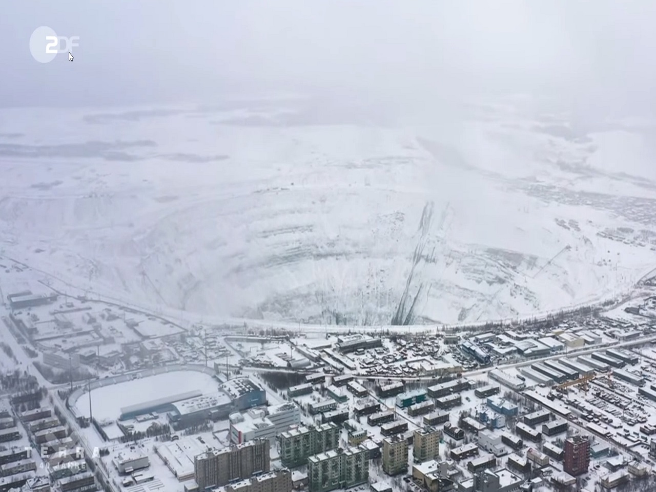 Съемки в городе мирный